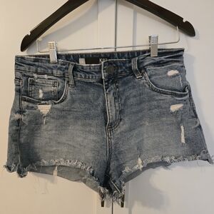 Kut Distressed Denim Shorts
